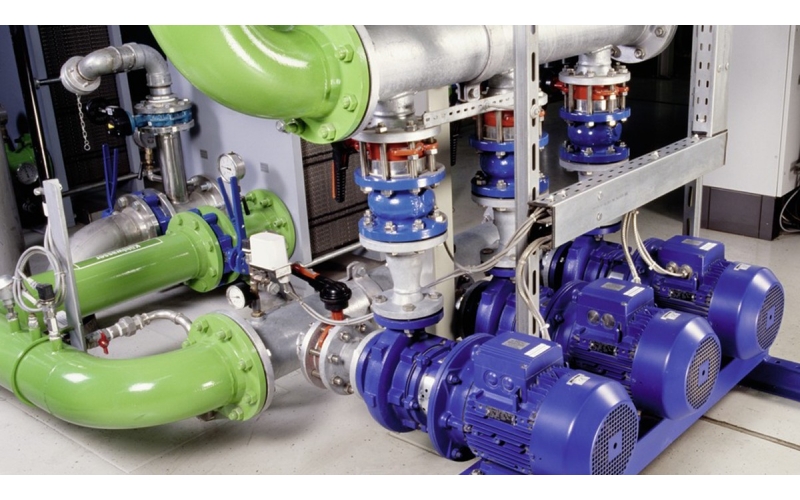 工業設施中的泵